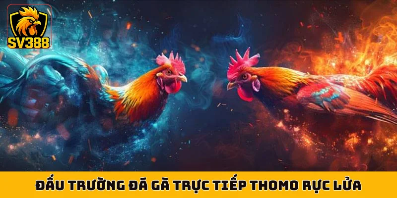 Đấu trường đá gà trực tiếp Thomo rực lửa