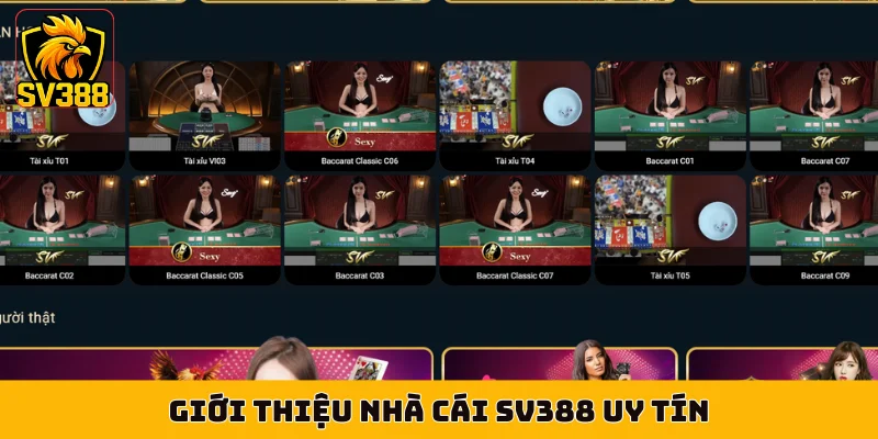 Giới thiệu nhà cái SV388 uy tín